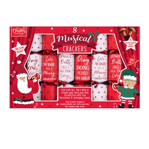 8 Musical Whistle 9.5" Crackers